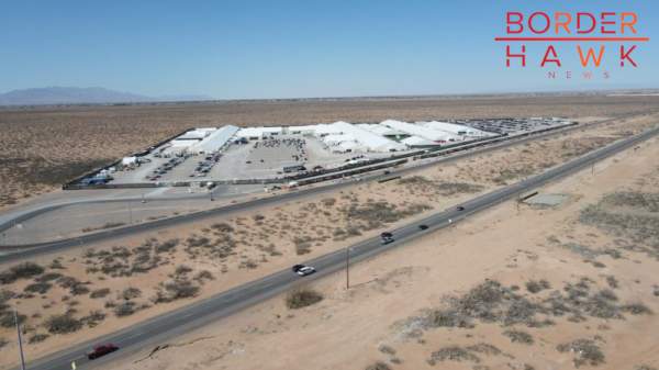 Massive Illegal Alien Processing Center in El Paso Desert