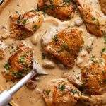 Chicken Fricassée (French creamy chicken stew) - RecipeTin Eats