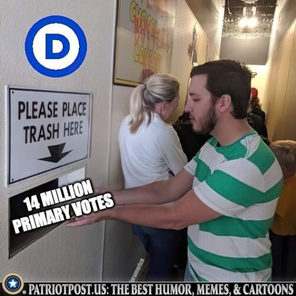 Democracy Goes in Trash | The Patriot Post