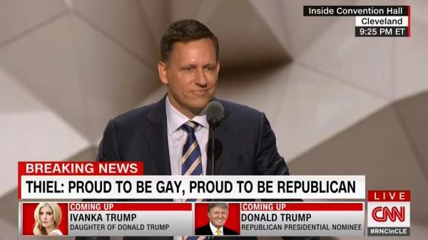 Peter Thiel, Openly Gay Silicon Valley BIllionaire, Makes History at