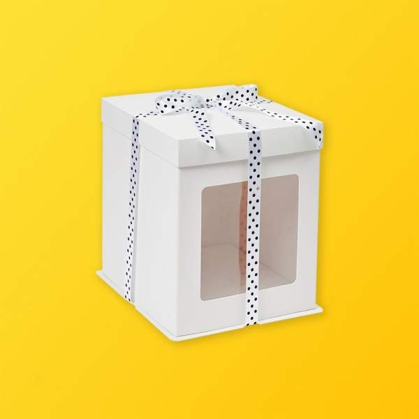 Custom Tall Cake Boxes | Silver Edge Packaging
