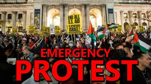 LIVE From EMERGENCY PROTEST for Lebanon in NYC as Israel's Bombing Continues - YouTube