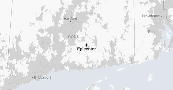 Map: 2.3-Magnitude Earthquake Strikes Connecticut - The New York Times