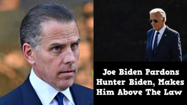 Joe Biden Pardons Hunter Biden, Makes Him Above The Law · Corder