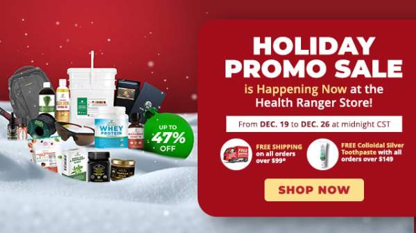 Happy Holidays from the Health Ranger Store!