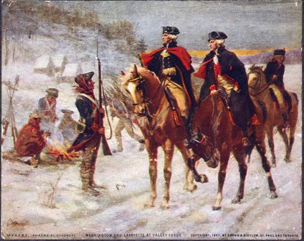 Freezing Valley Forge, 1777, and Starving Ships "If those few thousand – AmericanMinute.com-William J. Federer