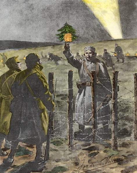 Christmas Truce of 1914, Silent Night, Presidents' Christmas Greetings – AmericanMinute.com-William J. Federer