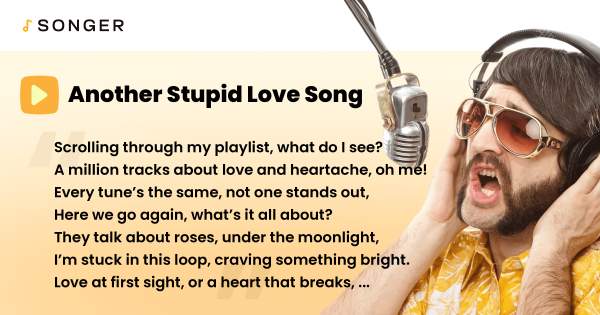 Another Stupid Love Song – Songer