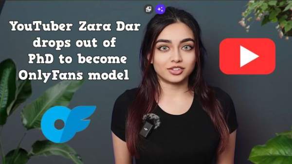 YouTuber Zara Dar Drops Out Of PhD To Become OnlyFans Model · Corder