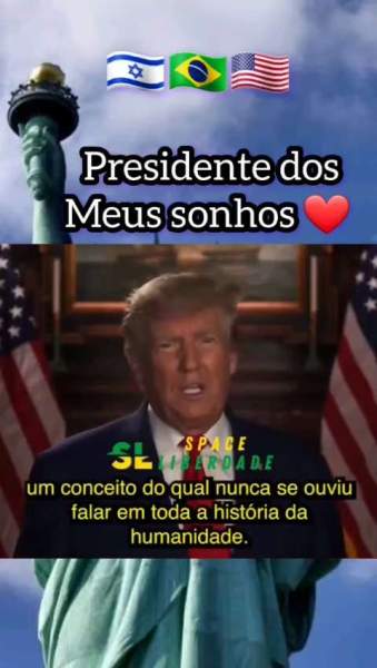 Anita8112 on GETTR : CIDADÃOS DE QUALQUER LUGAR DO MUNDO SONHA COM UM PRESIDENTE IGUAL A ELE!!!OBRIGADA, PRESIDENTE DONALD TRUMP!!!???????...