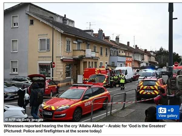 One police officer dead and four more injured in France knife attack by ‘terror suspect who yelled Allahu Akbar’ – New English Review