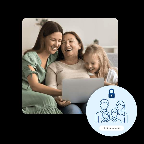 Family Password Manager for Computer - Passwordless Keeper