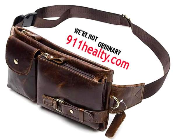 Handmade Travel Waist Pack Genuine Leather Bag - 911healty