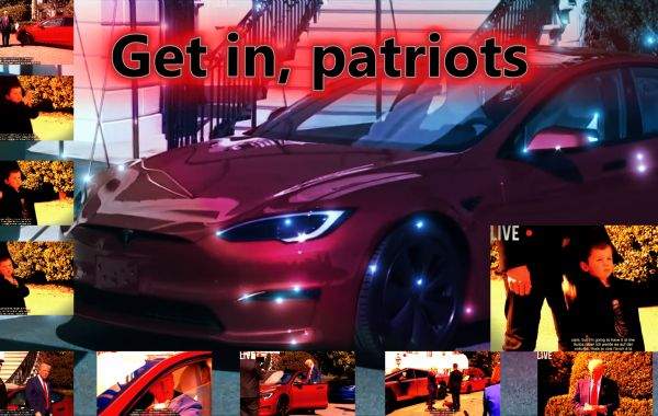 "Get in, patriots"