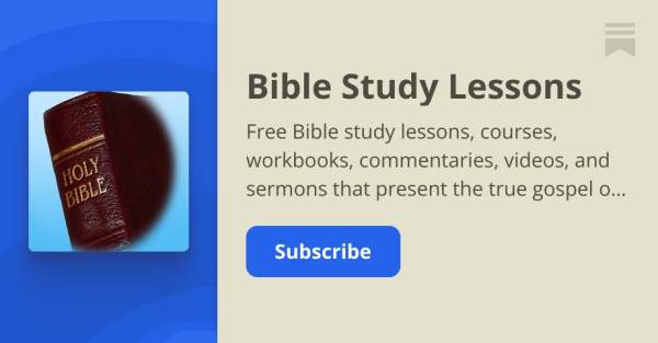 Bible Study Lessons | David E. Pratte | Substack