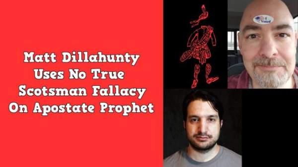Matt Dillahunty Uses No True Scotsman Fallacy On Apostate Prophet · Corder