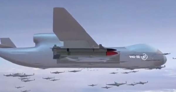 First pictures of China’s terrifying mothership with 100 ‘kamikaze drones' | World | News | Express.co.uk