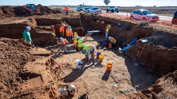 Archaeologists discover ancient megafauna bones during road construction in this state | Fox News