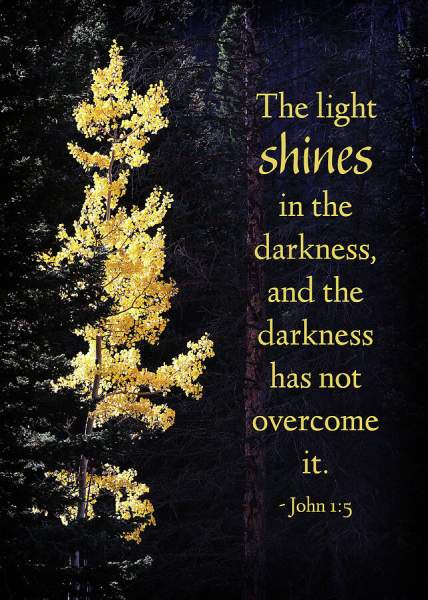 Light Shines In The Darkness Photograph by Lincoln Rogers - Fine Art America