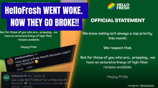 OUTRAGE! HelloFresh Goes Full Pride Month Cringe With Crude ‘BOTTOMSUP’ Discount Code—Grindr Jumps Into Comments