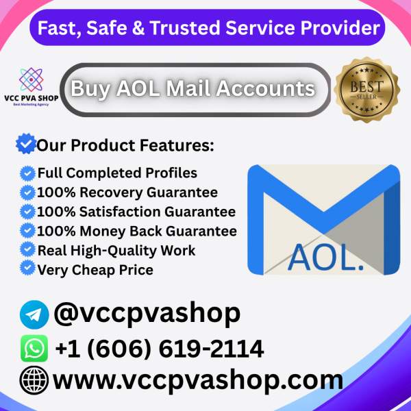 Buy AOL Mail Accounts - VCC PVA SHOP