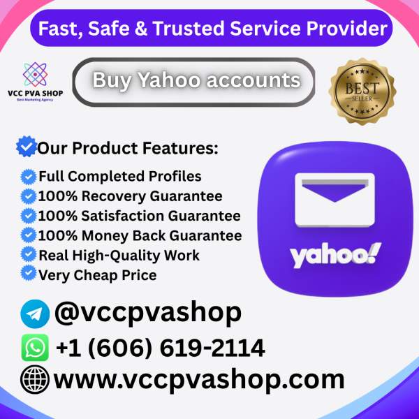 Buy Yahoo Accounts - VCC PVA SHOP