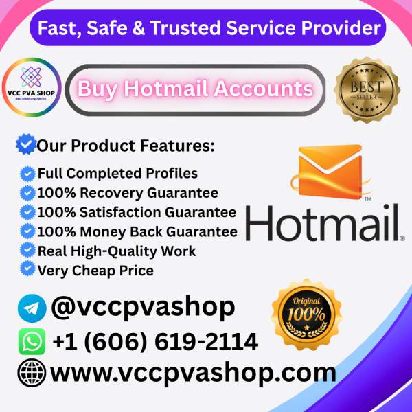 Buy Hotmail Accounts - VCC PVA SHOP